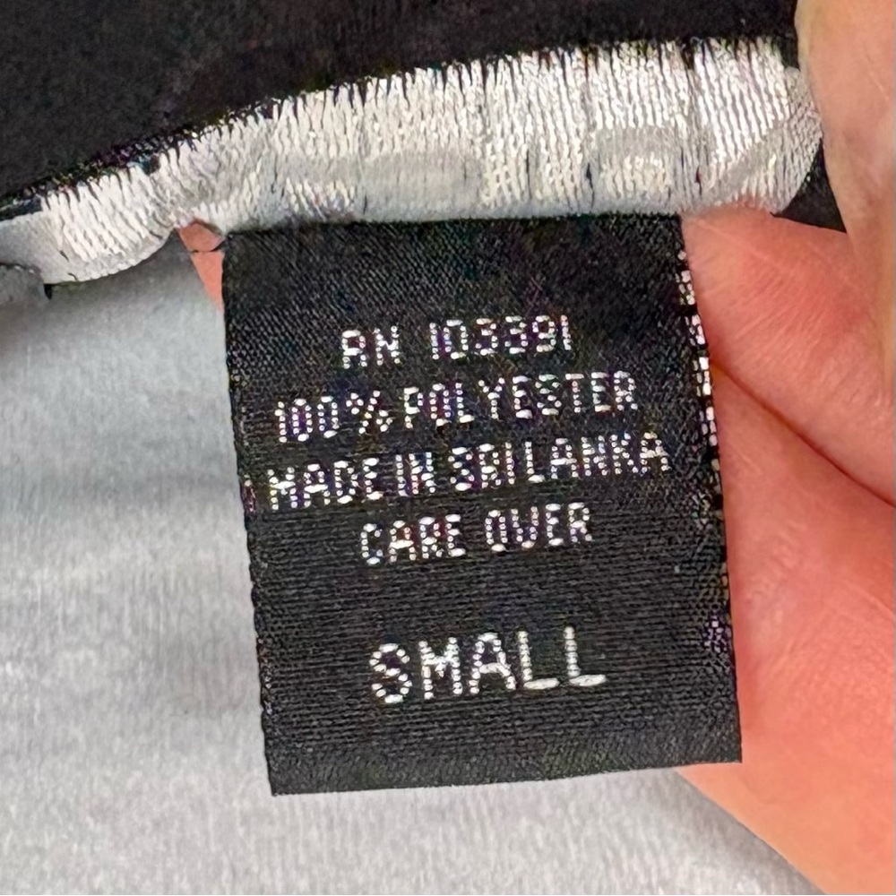 HALSTON Women’s Black Sheer Mini Slip Dress Dark Fairy Whimsigoth Romantic Small - Picture 11 of 15